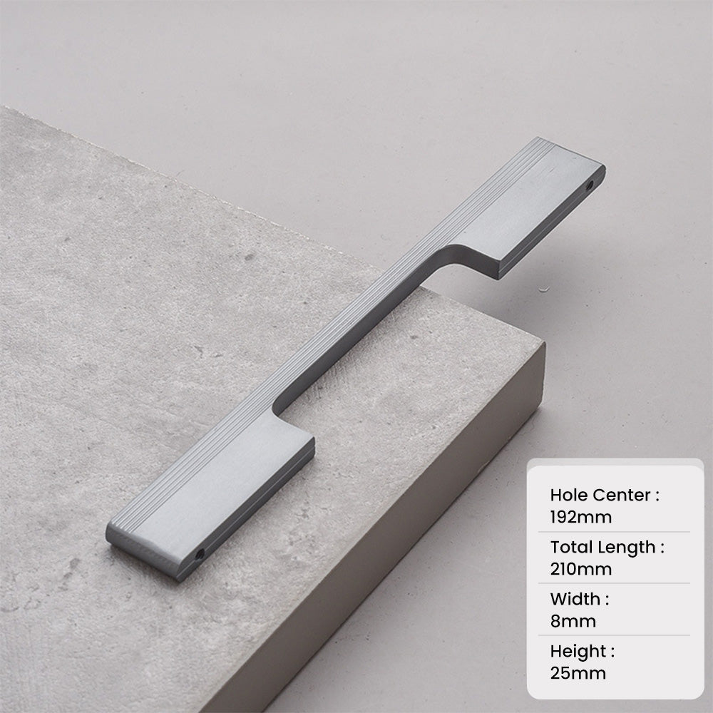 Aluminum Alloy Extended Cabinet Handles Drawer Knobs for Kitchen