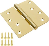 3 Pack Brass Hinges Gold Door Hinges 4in Door Hinges for Interior Doors