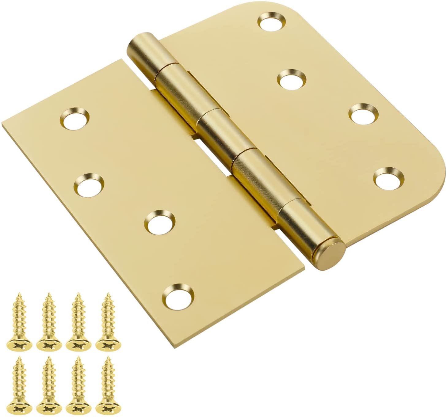 3 Pack Brass Hinges Gold Door Hinges 4in Door Hinges for Interior Doors