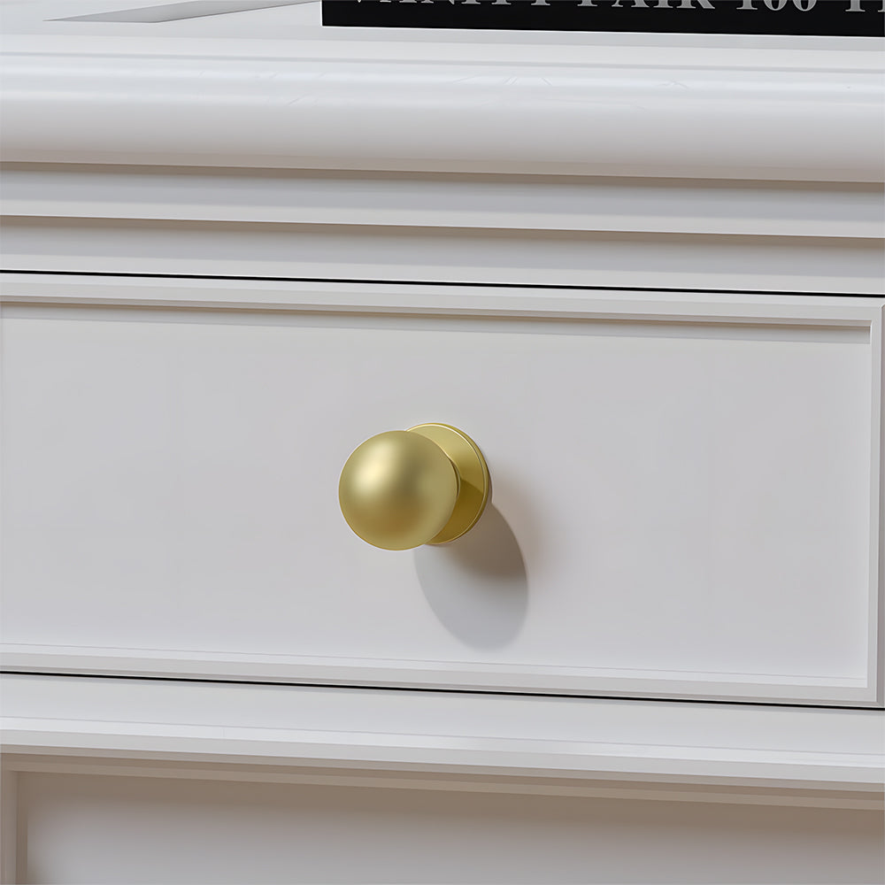 Round Drawer Cabinet Knobs for Bathroom Kitchen Bedroom
