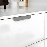 Multicolored Simple Invisible Finger Cabinet Drawer Handle
