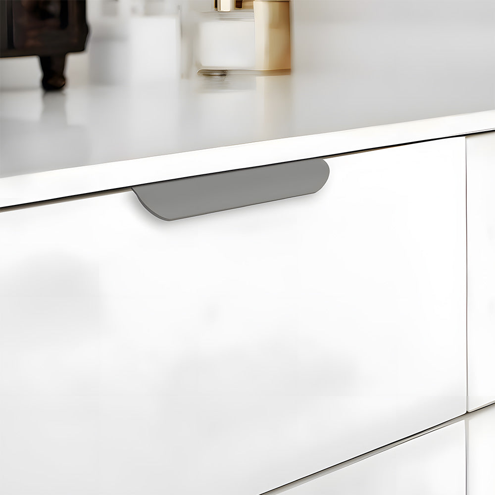 Multicolored Simple Invisible Finger Cabinet Drawer Handle