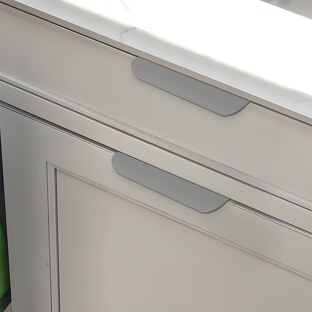 Multicolored Simple Invisible Finger Cabinet Drawer Handle