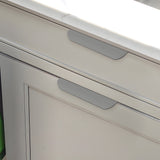 Multicolored Simple Invisible Finger Cabinet Drawer Handle