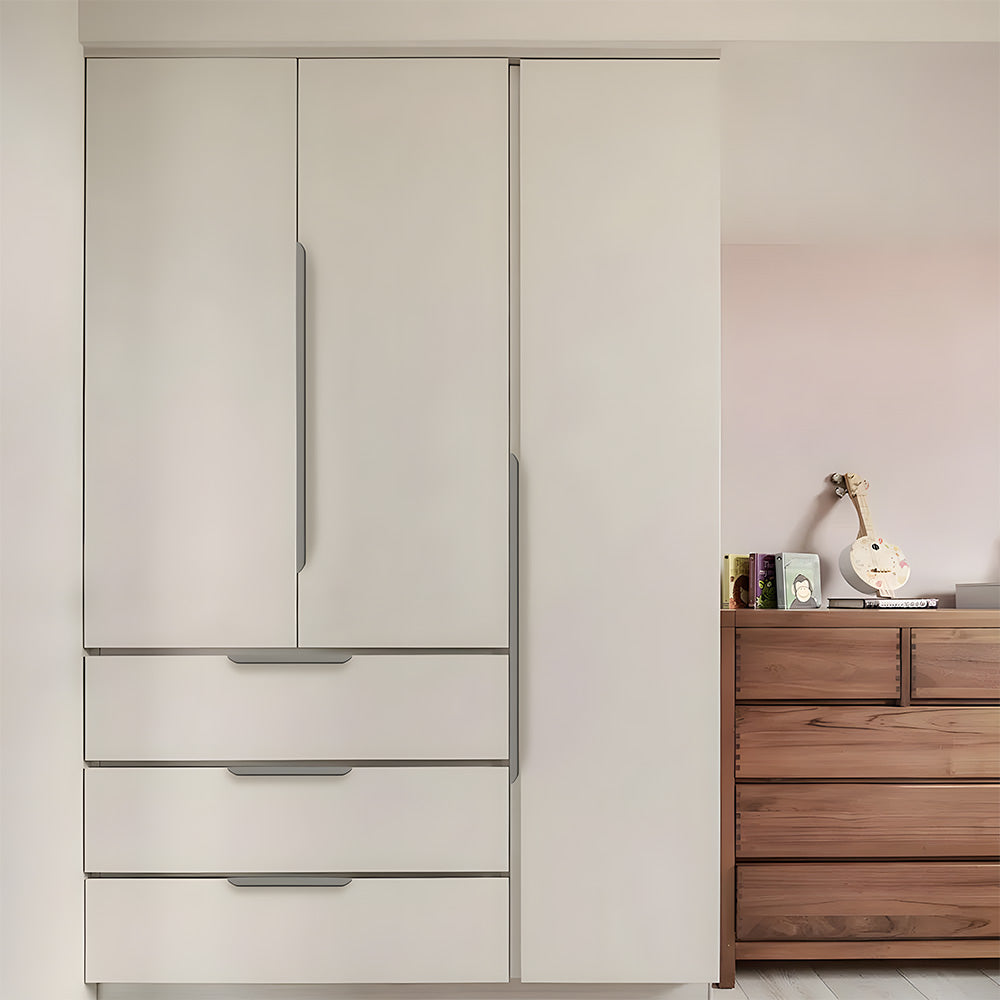 Long Multicolored Simple Invisible Finger Cabinet Drawer Handle