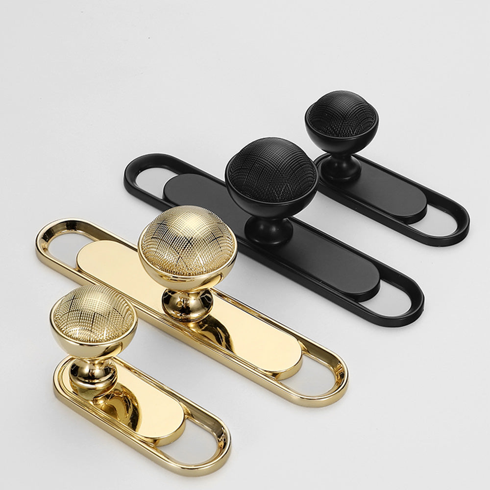 Gold Black Wardrobe Closet Handles and Knobs