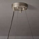 Crystal Halo Round LED Chandelier 41" Halo Lighting Fixture