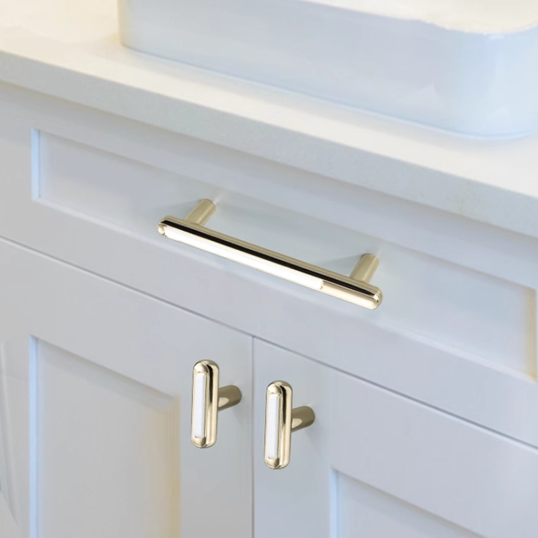 Modern Two-Tone Cabinet Handles Wardrobe Pulls