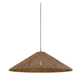 Woven Disc Pendant Light view 3