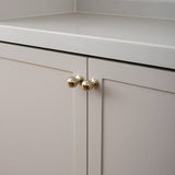 Retro Gold Brass Wardrobe Handles And Knobs