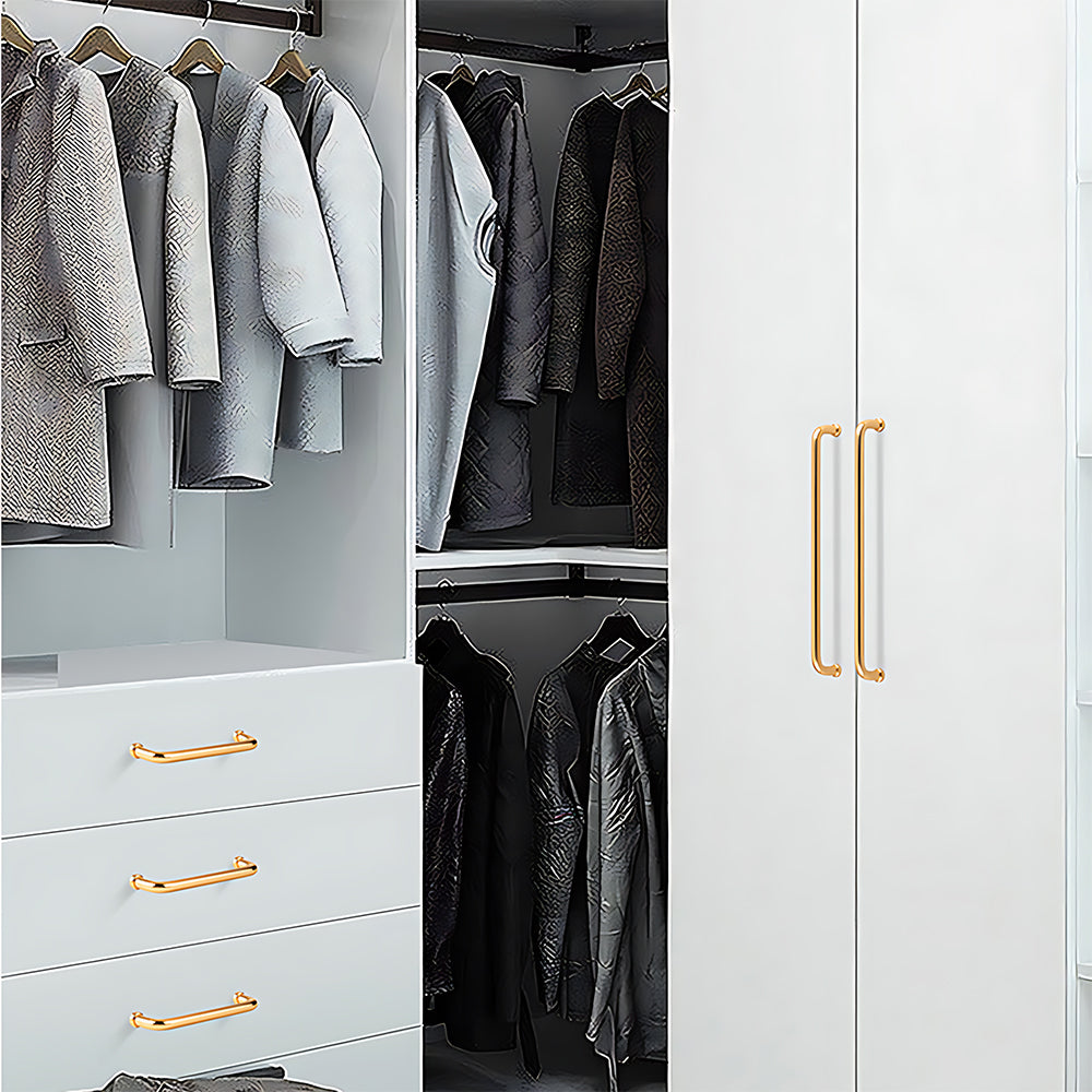 French Minimalist U-shaped Rounded Arc Cabinet Handles