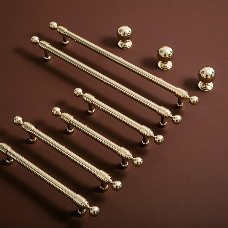 Long Brass Bar Gold Cabinet Handles