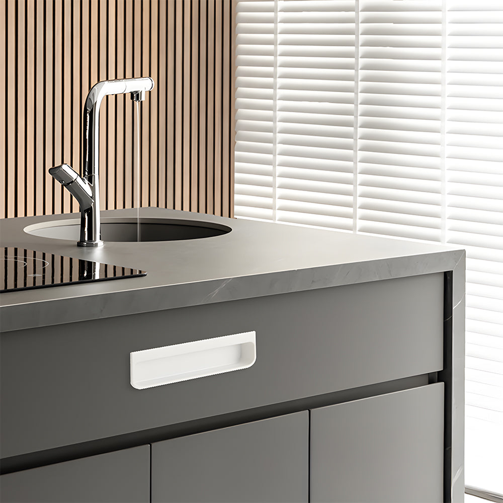 Sqaure Sliding Closet Door Handles Flush Pulls