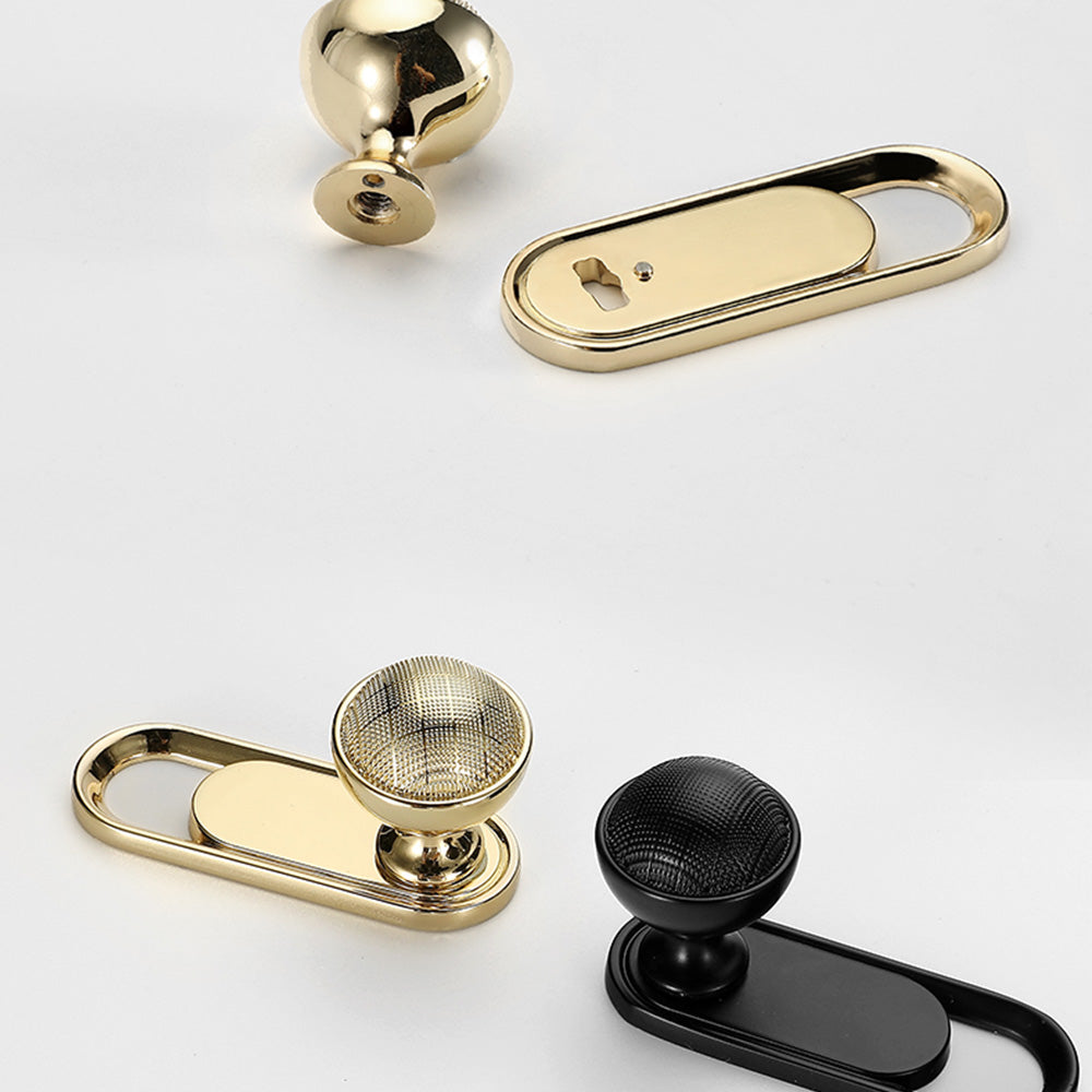 Gold Black Wardrobe Closet Handles and Knobs
