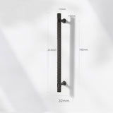 Shiny Modern Zinc Alloy Titanium Gold Black Door Handles