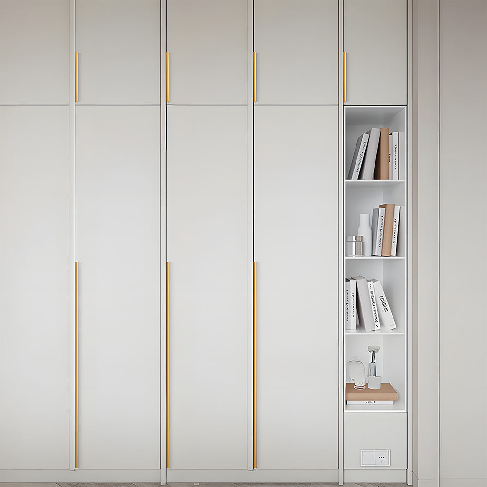 Aluminum Alloy Wardrobe Door Invisible Edge Cabinet Handles