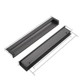 Contemporary Aluminum Alloy Finger Edge Pulls