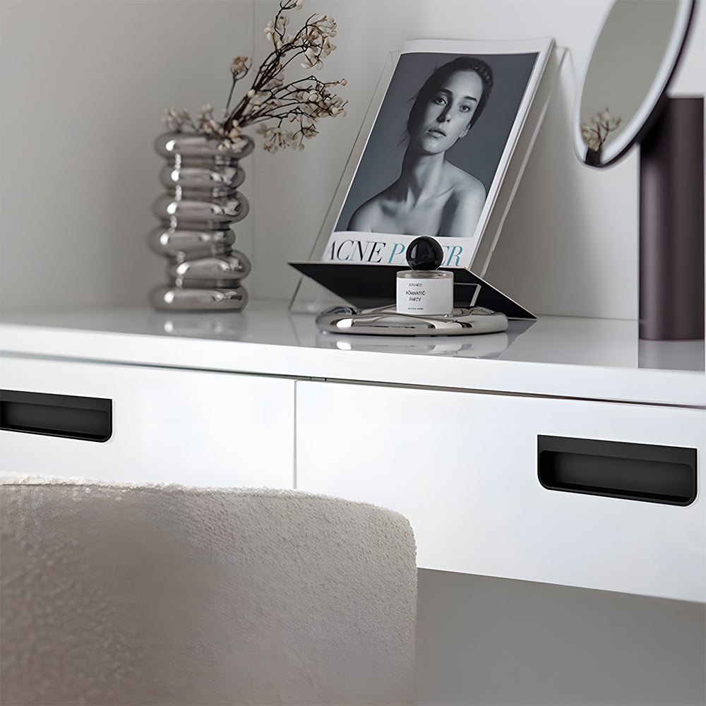 Sqaure Sliding Closet Door Handles Flush Pulls