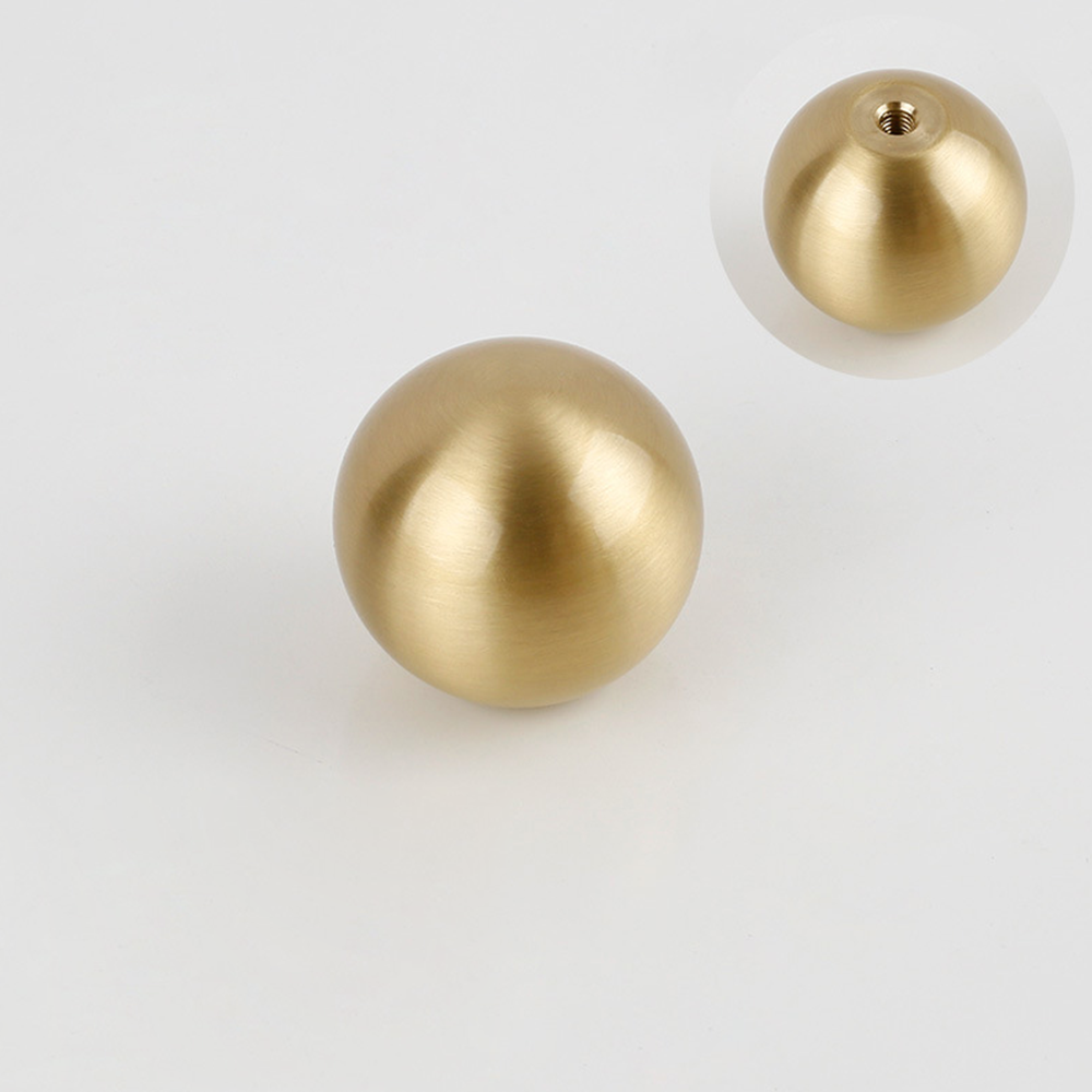 Champagne Gold Round Cabinet Knobs