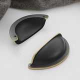 Modern Brass Cabinet Cup Pulls
