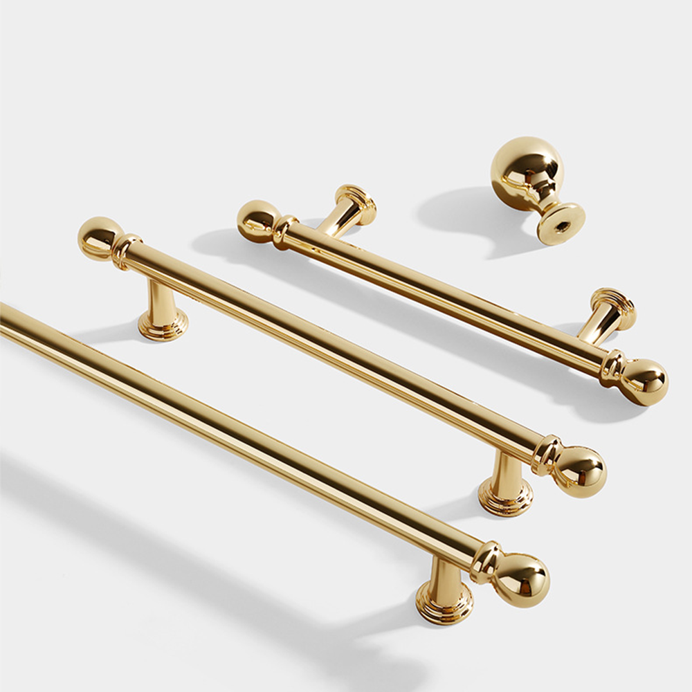 French Zinc Alloy Kitchen Cabinet Pulls and Knobs