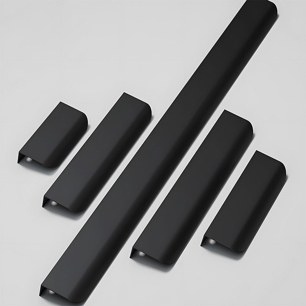 Long Multicolored Simple Invisible Finger Cabinet Drawer Handle
