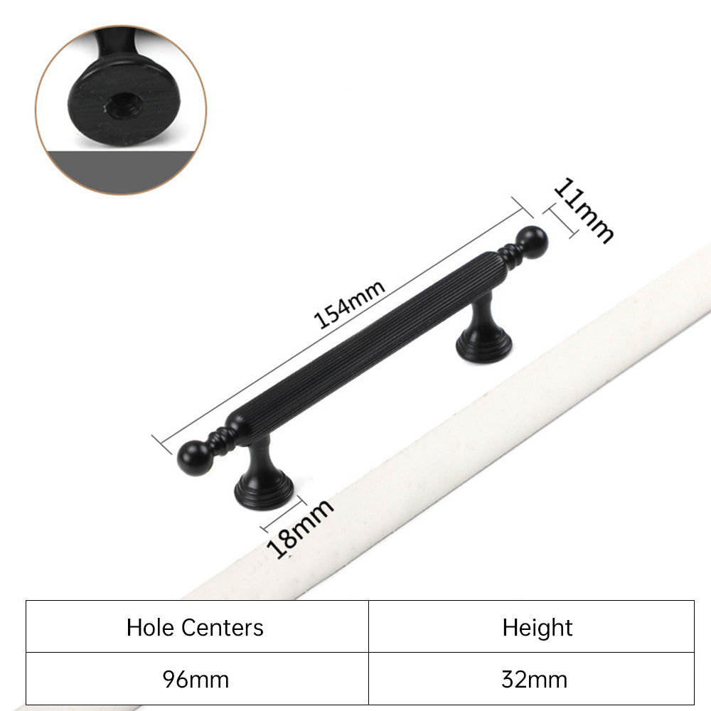 Modern Zinc Alloy Kitchen Cabinet Handles