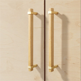 Square Wooden Walnut Kitchen Cabinet Handle