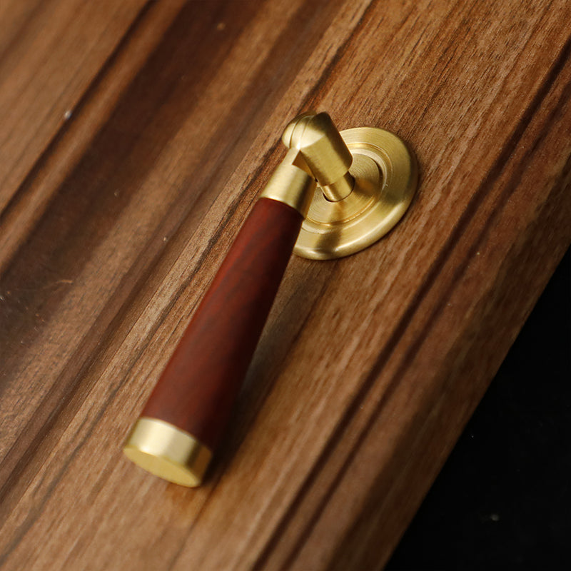 Classical Pure Copper Wood Cabinet Handles