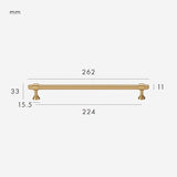 Modern Brass Black & Gold  Kitchen Cabinet Drawer Pulls