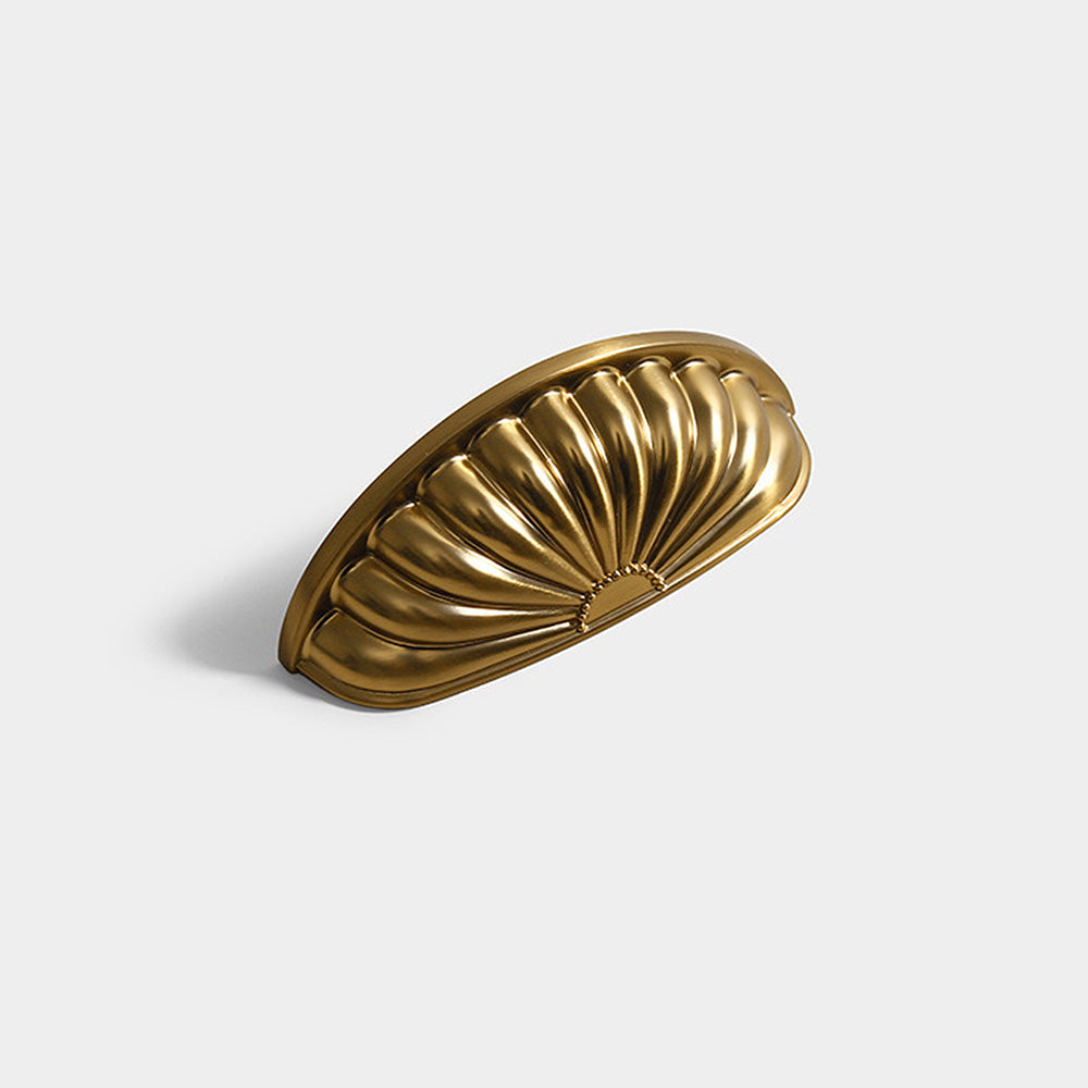 3 Inch Antique Shell Cabinet Cup Pulls