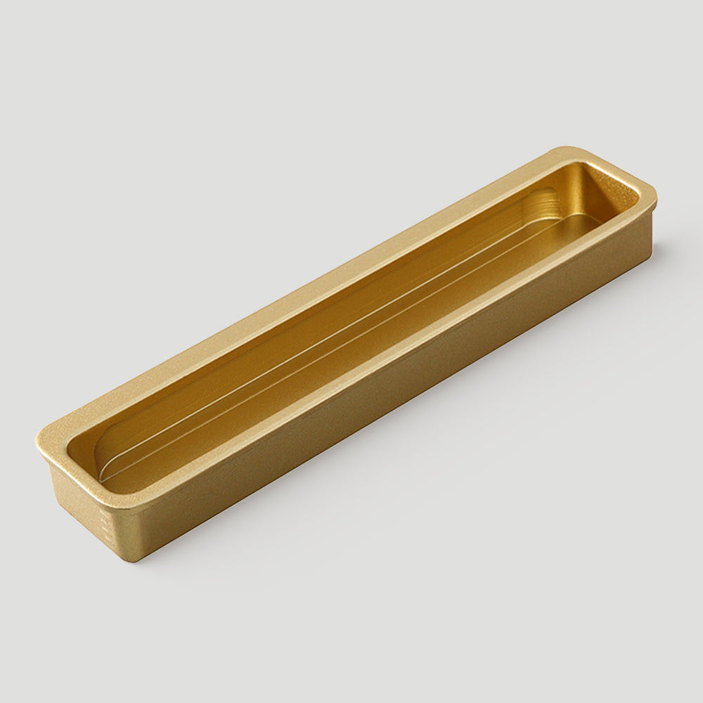 Modern Slotted Recessed Concealed Sliding Door Cabinet Handles