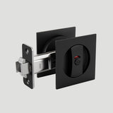 Square Keyless Pocket Door Lock with Indicator