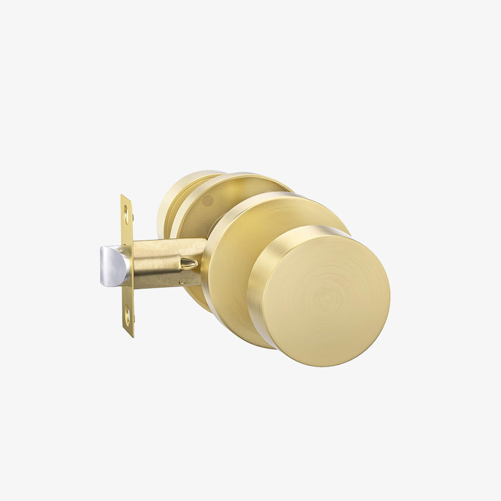 Heavy Duty Zinc Alloy Indoor Rounded Bathroom Door knobs