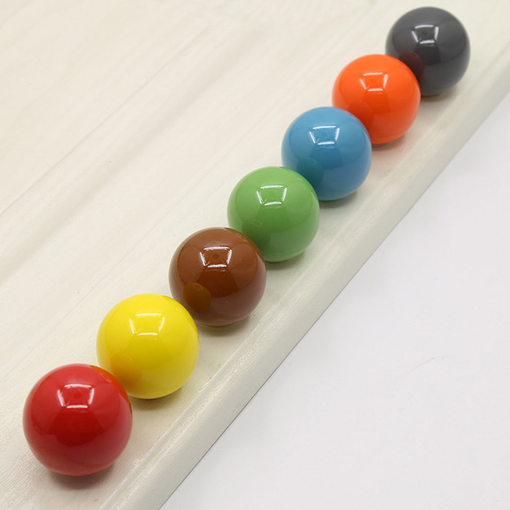 Ball Shape Colorful Wardrobe Drawer Knobs