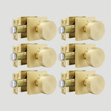 Zinc Alloy Square Passage Interior Door Knobs for Bedroom