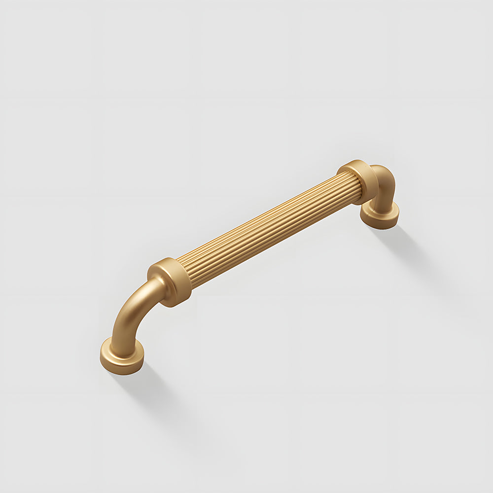 Gold French Stripe Kitchen Drawer Handles