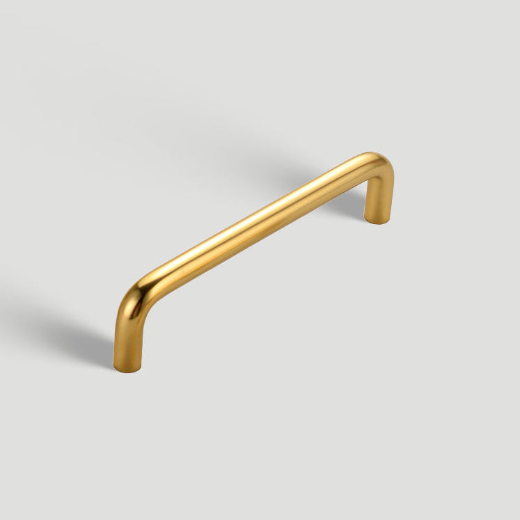 Simple Aluminum Alloy Rounded Arc Cabinet Handle
