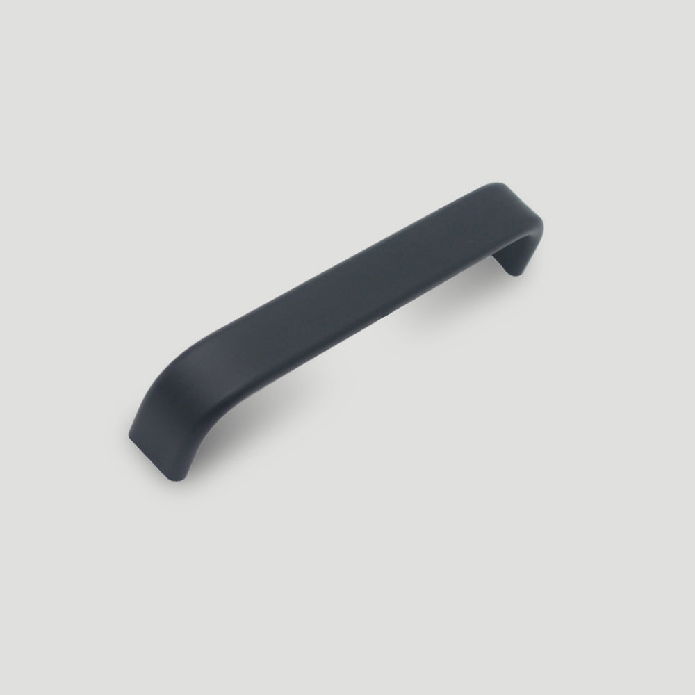 Contemporary Black Aluminum Alloy Kitchen Cabinet Handles