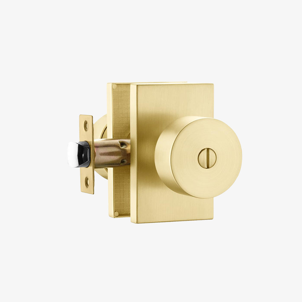 Zinc Alloy Heavy Duty Single-Sided Rectangle Door Knob