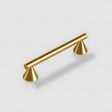 Unique Design Cone-shaped Feet Brass Cabinet Pulls