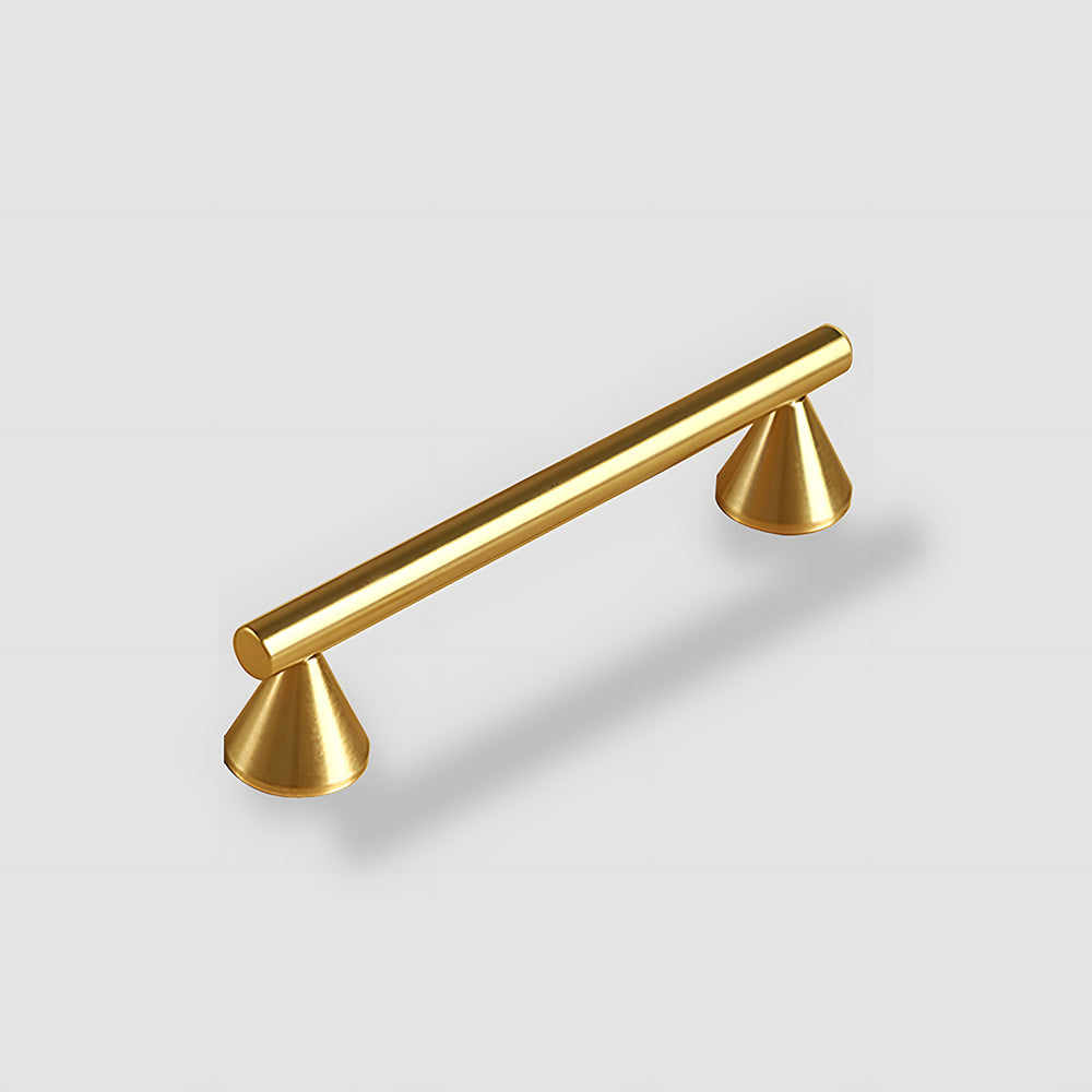 Unique Design Cone-shaped Feet Brass Cabinet Pulls