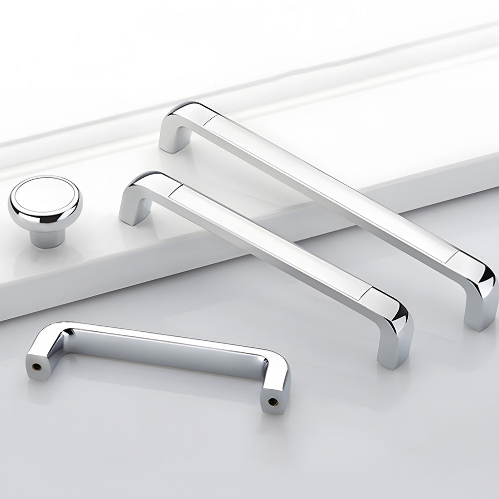 Modern Frosted Bow Cabinet Door Drawer Pull