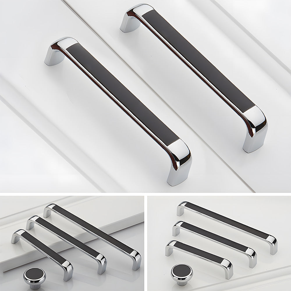 Modern Frosted Bow Cabinet Door Drawer Pull