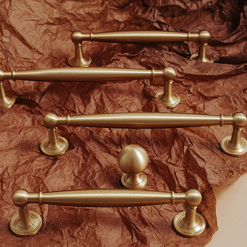 European Style Gold Wardrobe Cabinet Door Handle