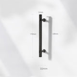 Shiny Modern Zinc Alloy Titanium Gold Black Door Handles