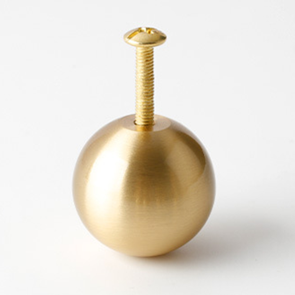 Champagne Gold Round Cabinet Knobs