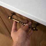 Vintage Simple Solid Brass Cabinet Pulls