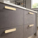 Brushed Brass Modern Gold Kitchen Door Pulls