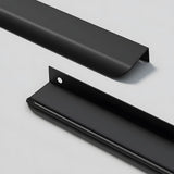 Long Multicolored Simple Invisible Finger Cabinet Drawer Handle